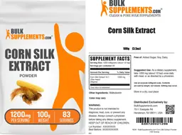 Label for Corn Silk Extract Powder 1200 mg