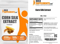 Label for Corn Silk Extract Powder 1200 mg