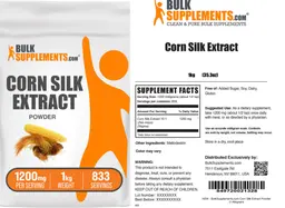 Label for Corn Silk Extract