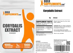 Label for Corydalis Extract