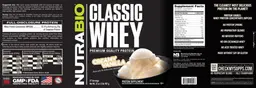 Label for Classic Whey Creamy Vanilla