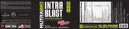 Label for Intra Blast Tropical Fruit Punch