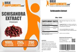 Label for Schisandra Extract Powder 1000 g