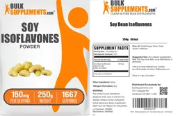 Label for Soy Bean Isoflavones