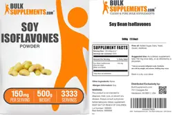 Label for Soy Bean Isoflavones