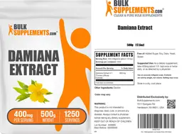 Label for Damiana Extract