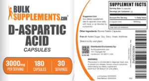 D-Aspartic Acid 3000mg Capsules