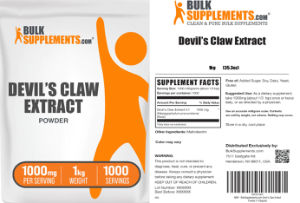 Label for Devil's Claw Extract