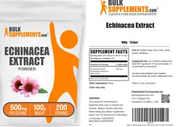 Label for Echinacea Extract