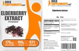 Label for Elderberry Extract