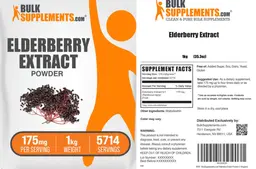Label for Elderberry Extract