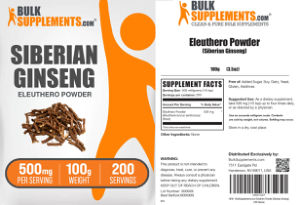 Siberian Ginseng Eleuthero Powder 500 mg