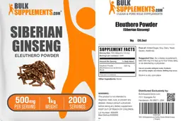 Label for Eleuthero Powder (Siberian Ginseng)