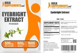 Label for Eyebright Extract