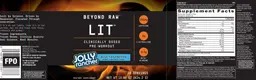 Label for LIT Jolly Rancher Blue Raspberry