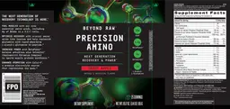 Label for Precision Amino Crisp Apple
