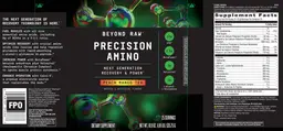 Label for Precision Amino Peach Mango Tea