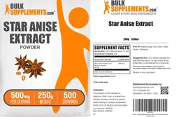 Label for Star Anise Extract Powder 500 mg