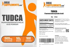 Label for TUDCA Tauroursodeoxycholic Acid Powder 500 mg