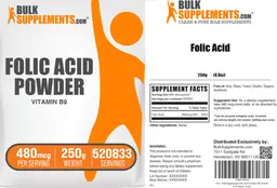 Label for Folic Acid