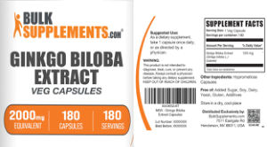 Ginkgo Biloba Extract Veg Capsules
