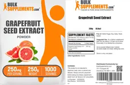 Label for Grapefruit Seed Extract Powder 250 mg