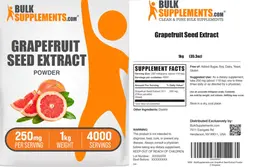 Label for Grapefruit Seed Extract
