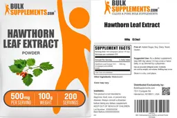 Label for Hawthorn Leaf Extract Powder 500 mg