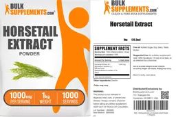 Label for Horsetail Extract Powder 1000 mg