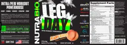 Label for Leg Day Peachy Glutes Peach Mango