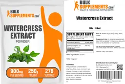 Label for Watercress Extract Powder 900 mg