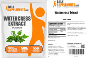 Label for Watercress Extract Powder 900 mg