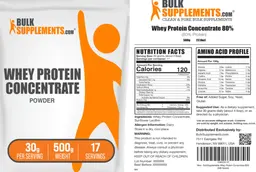 Label for Whey Protein Concentrate Powder 30 g