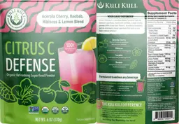 Label for Citrus C Defense