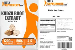 Label for Kudzu Root Extract Powder 1200 mg