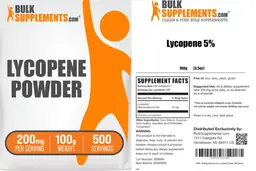 Label for Lycopene Powder 200 mg