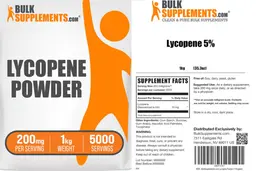 Label for Lycopene Powder 200 mg