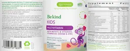 Label for Be Kind Kids Multivitamin