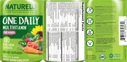 Label for One Daily Multivitamin for Women