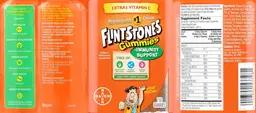 Label for Flintstones Gummies + Immunity Support
