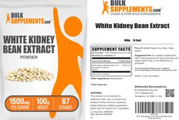 Label for White Kidney Bean Extract Powder 1500 mg