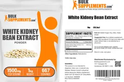 Label for White Kidney Bean Extract Powder 1500 mg