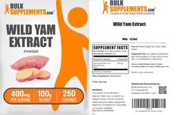 Label for Wild Yam Extract Powder 400 mg