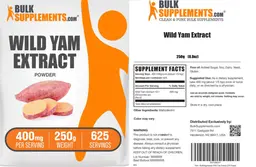 Label for Wild Yam Extract Powder 400 mg