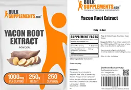 Label for Yacon Root Extract Powder 1000 mg