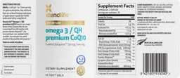 Label for Omega 3/QH Premium CoQ10