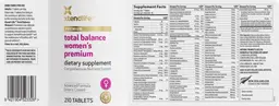 Label for Total Balance Women's Premium