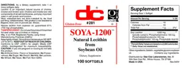Label for Soya-1200