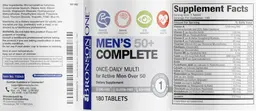 Label for Men's 50+ Complete