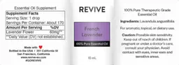 Label for French Lavender